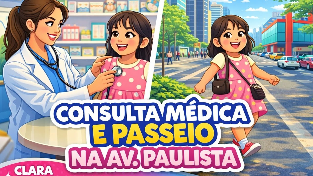 Clara Sayuri na Av Paulista,  depois da consulta médica!