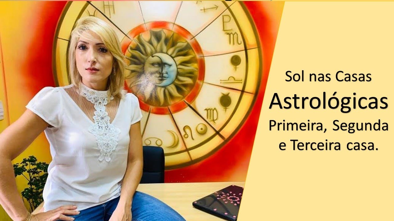 Sol nas Casas Astrológicas 1,2,3