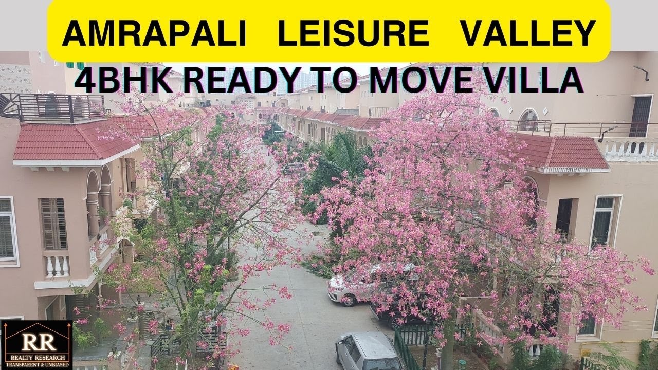 AMRAPALI LEISURE VALLEY I 4BHK+SERVANT I READY TO MOVE I NOIDA EXTENSION I BEST VILLA I 9811624291