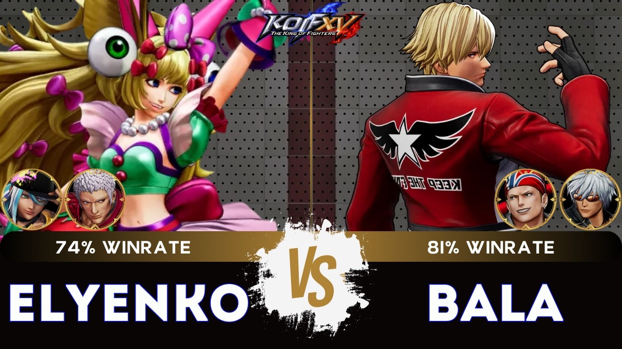 KOF XV ▰ ELYENKO (Sylvie/O.Yashiro/Isla) 🆚 BALA KOF (Rock/Billy/K')🎞️Replay Match - 2/26