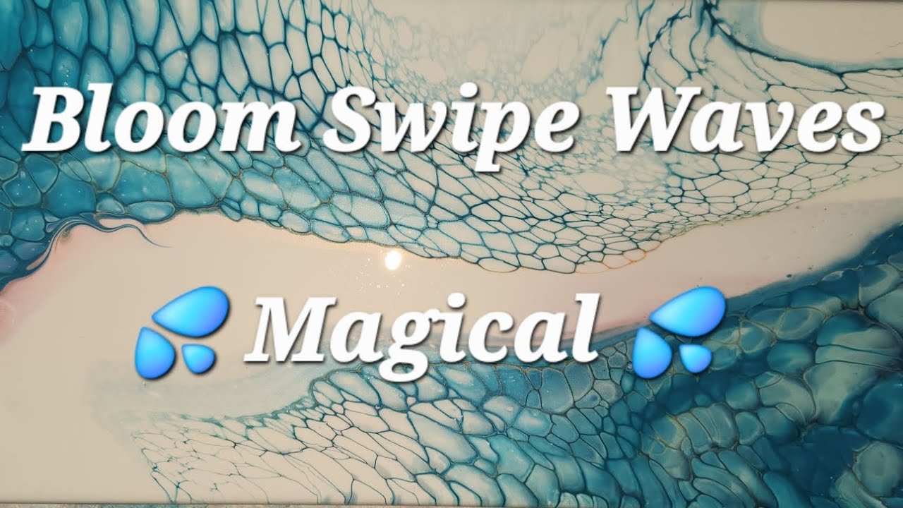 Incredible Results! One Tube Paint, Four Pigments! #bloomtechnique #fluidart