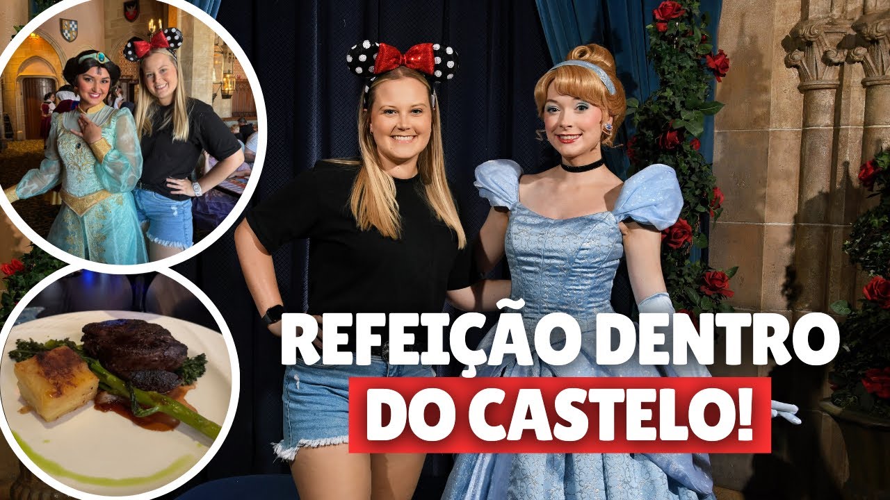 CINDERELLA’S ROYAL TABLE | REFEIÇÃO DENTRO DO CASTELO DO MAGIC KINDGOM!