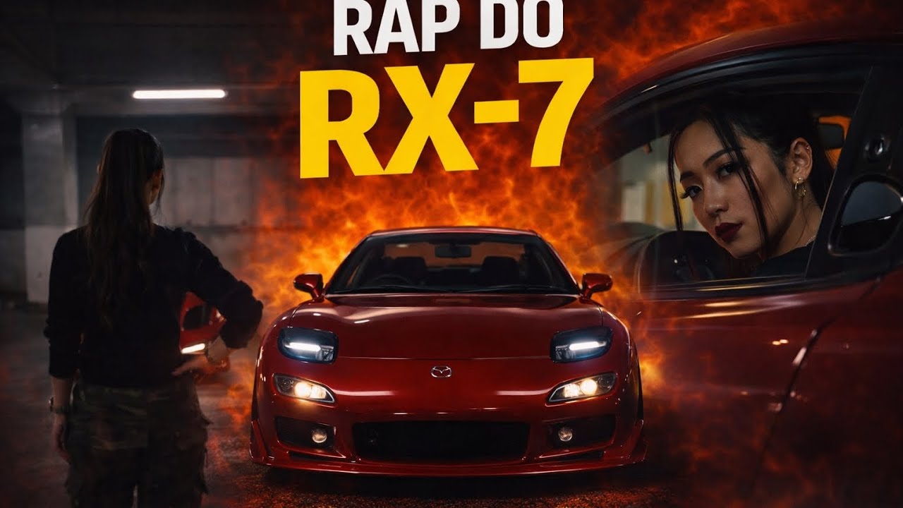 RAP DO RX-7 🏎️🔥 | JDM e Potência no Taloo (Mazda RX-7 Cinematic)