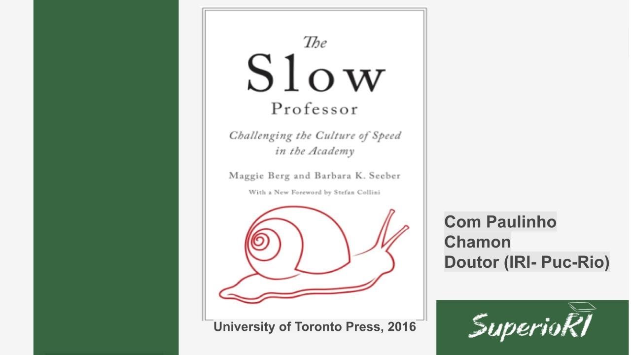 Live com Paulo Chamon - The slow professor #teachingisimpossible #slowteaching #slowproductivity
