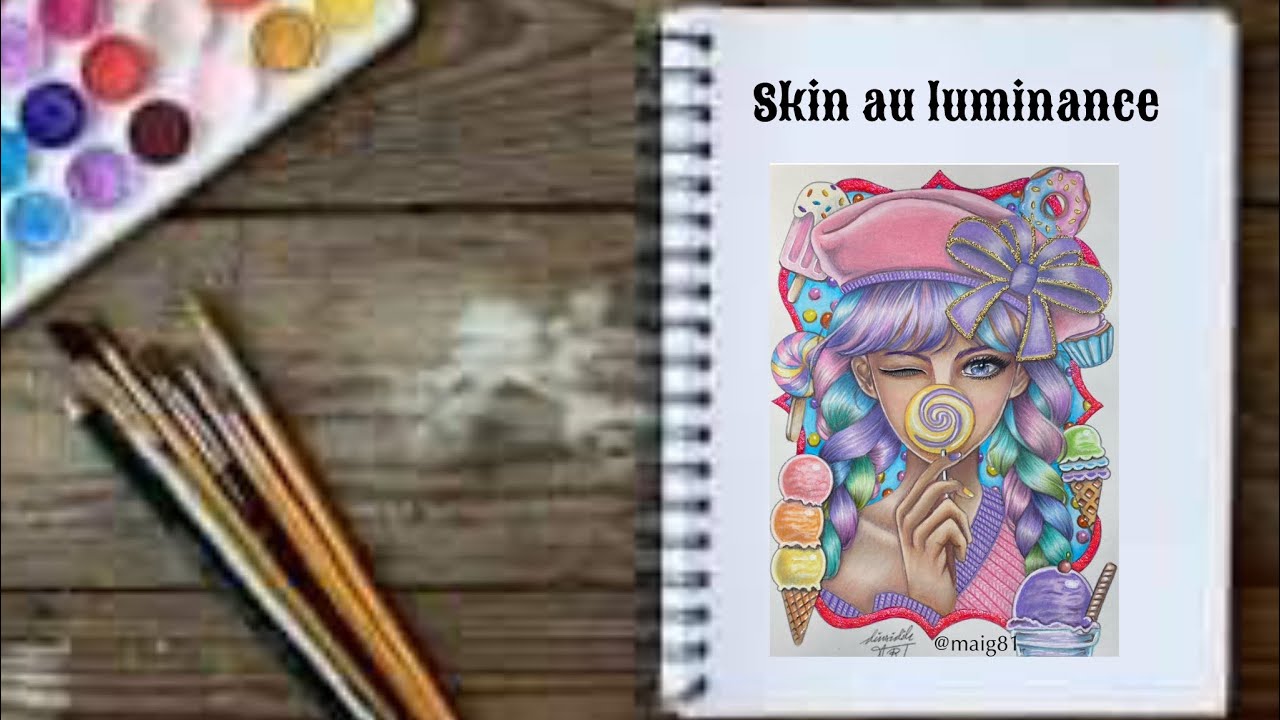 Peau / skin au crayon luminance par Maig 81