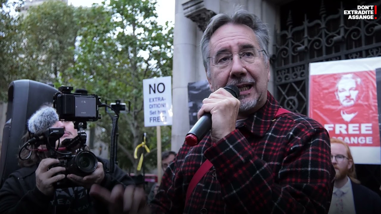 John Rees speaks about the political trial of Julian Assange
