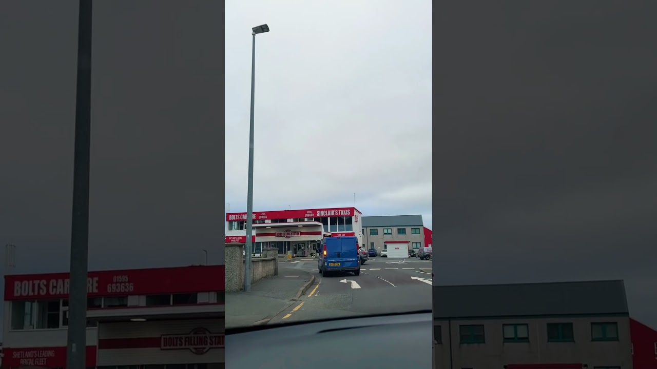 Driving around Lerwick