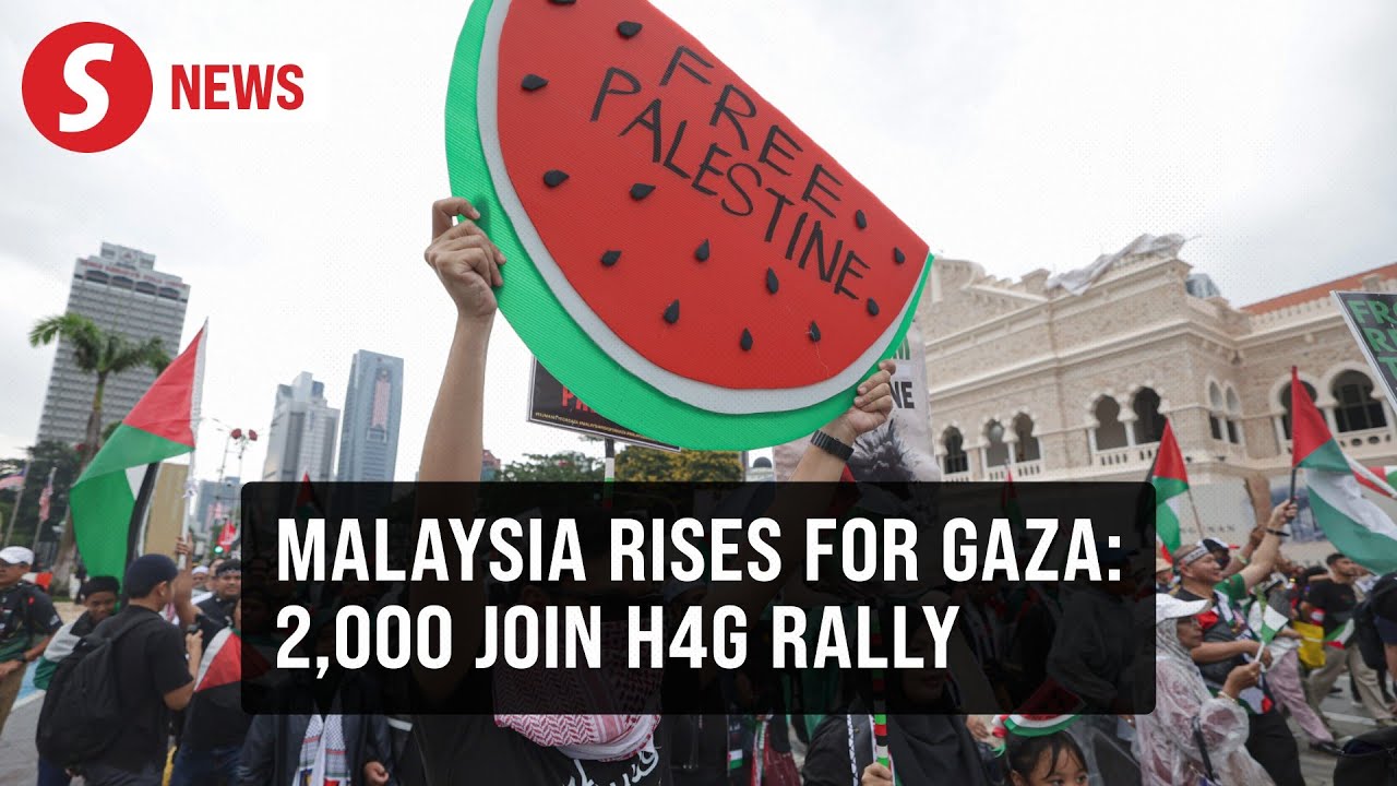 Thousands brave rain for Malaysia–Palestine solidarity rally in KL