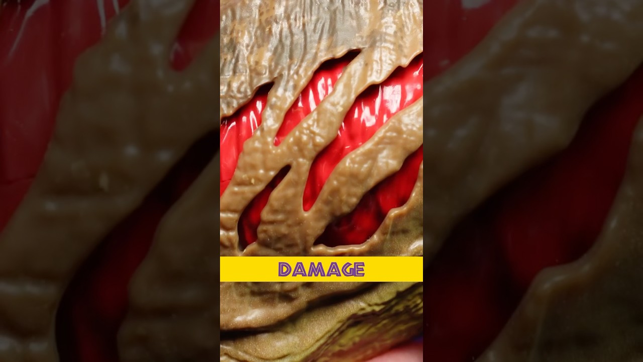 Mattel Jurassic World Extreme Damage Tyrannosaurus Rex | Распаковка и обзор #shorts