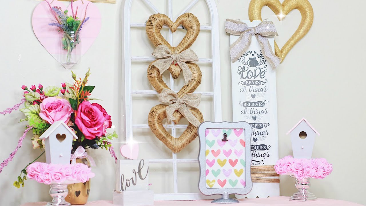 DOLLAR TREE DIY VALENTINES DECOR IDEAS 2019! Easy Dollar Store Crafts | Sensational Finds