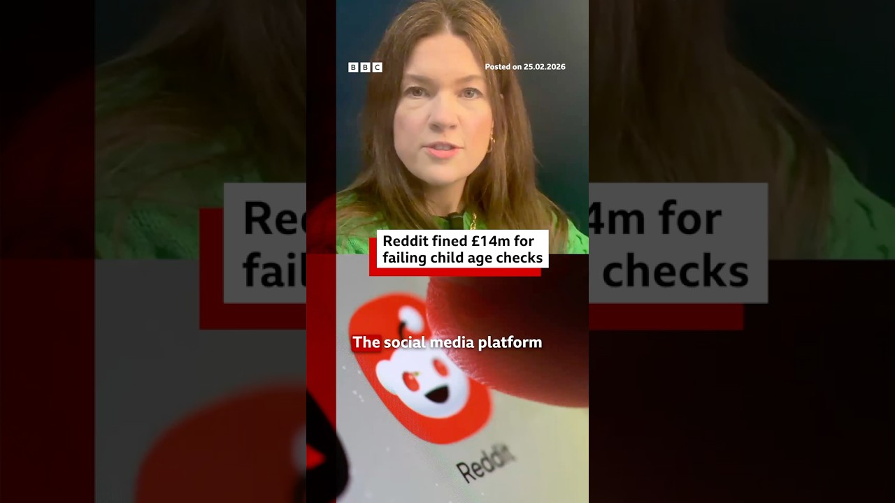 Reddit fined &pound;14 million for failing to check ages of children. #Reddit #Tech #BBCNews