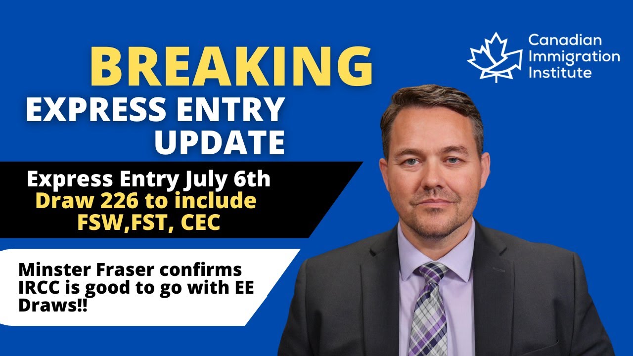 BREAKING EXPRESS ENTRY NEWS - Minister Confirms No Program Specified Draws