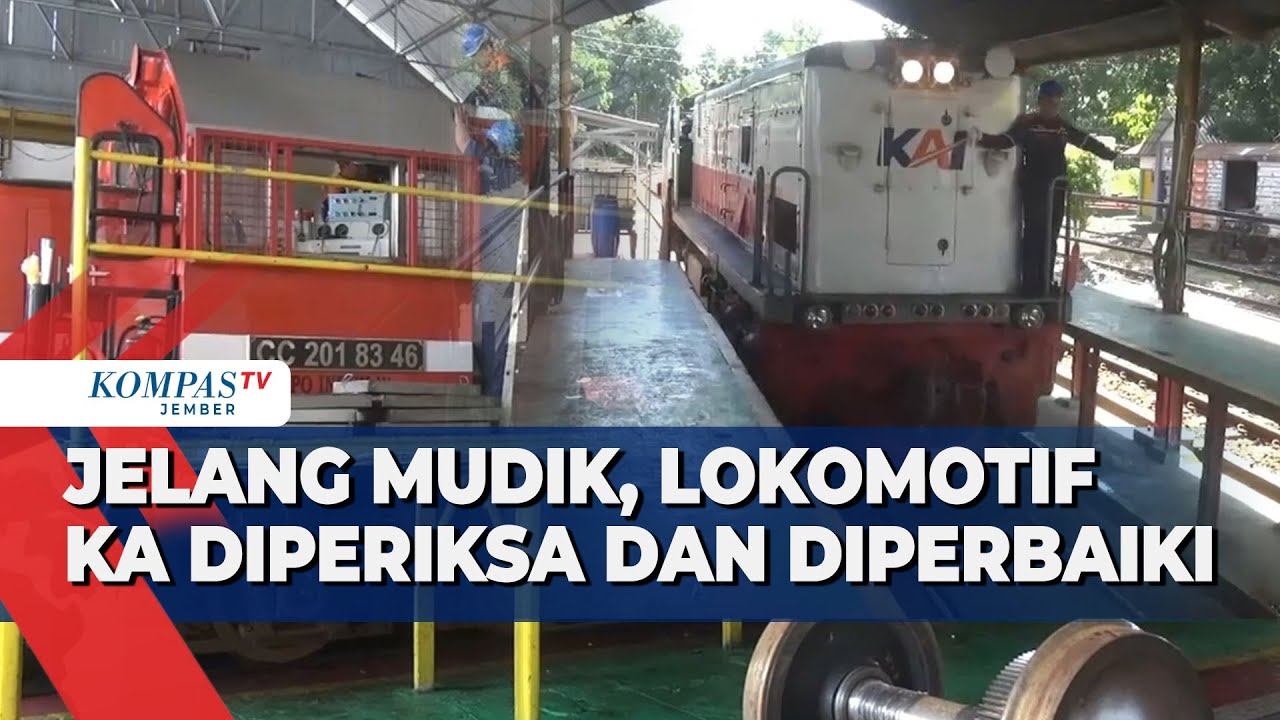 Jalur Aman, Perjalanan Lancar! KAI Daop 9 Jember Cek Lokomotif
