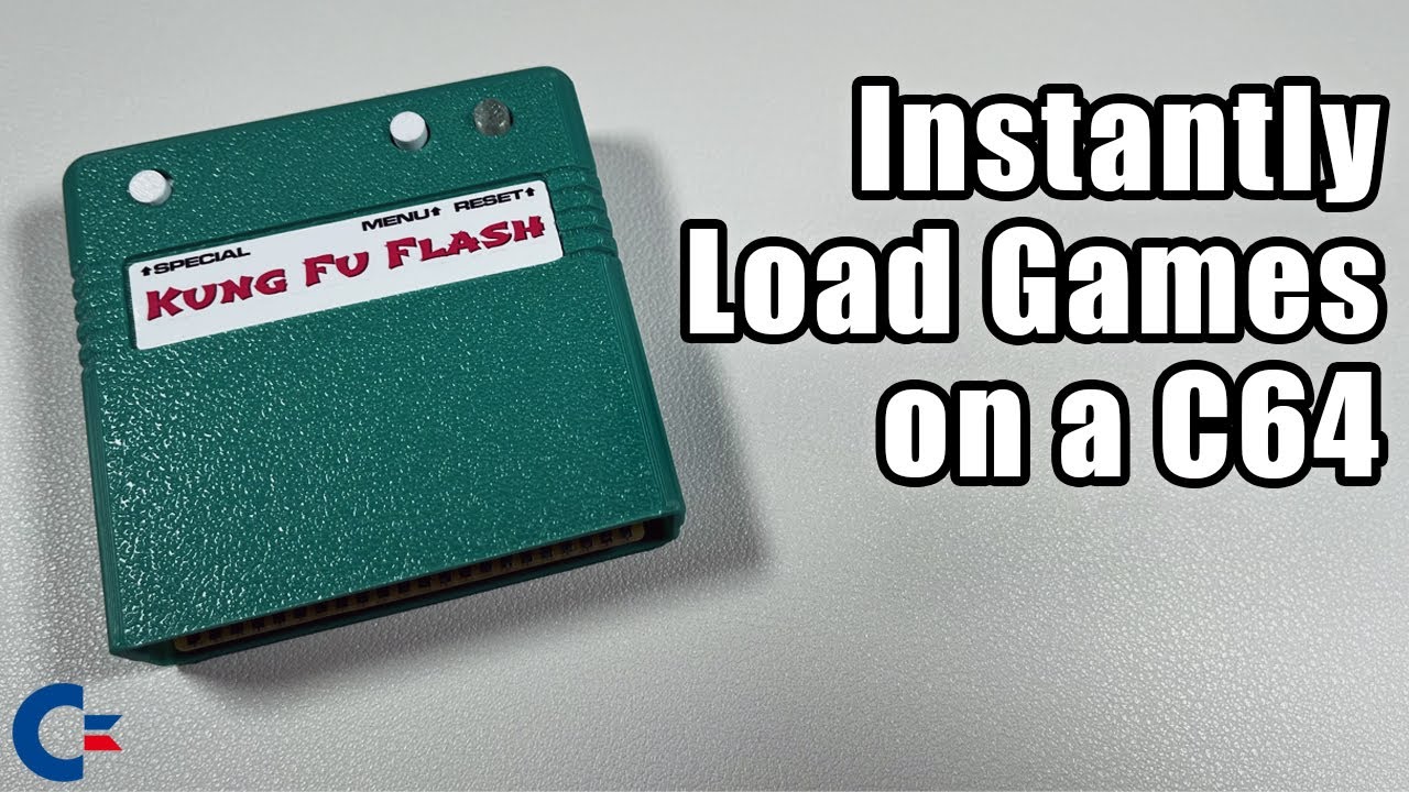 Instantly load games on the C64 with the Kung Fu Flash Cartridge | #retrogaming #c64