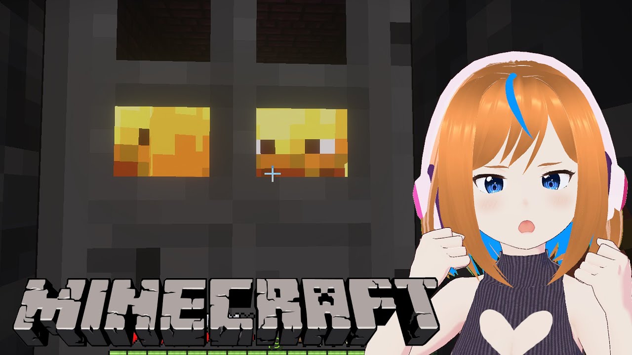 【マインクラフト】ネザーで経験値トラップ作るよ！ #ナツぴよ生放送 秋雨ナツメ