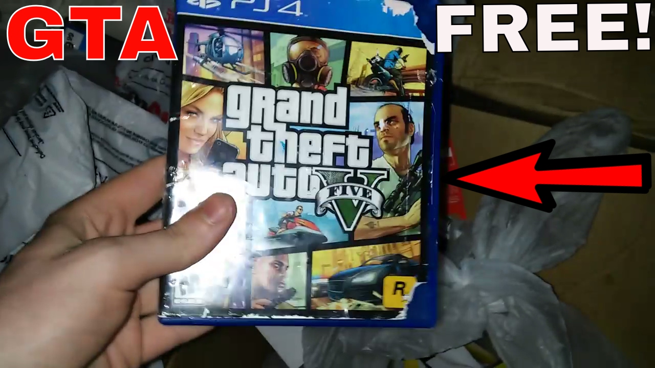 FOUND GTA V!!! Gamestop Dumpster Dive Night #234
