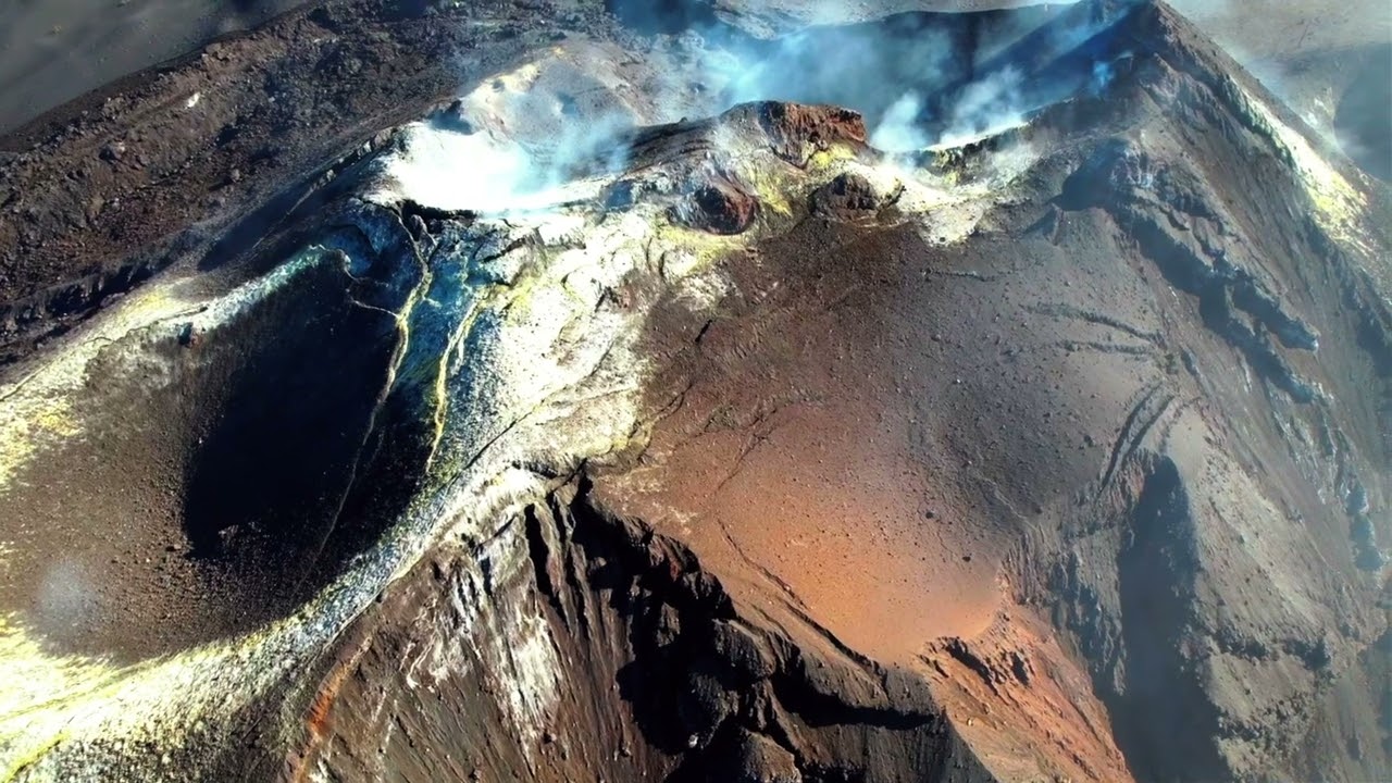 Tajogaite Volcano - Scenic Relaxation Film With Calming Music