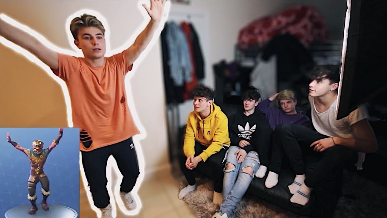 FORTNITE DANCES IN REAL LIFE *BOYBAND EDITION*