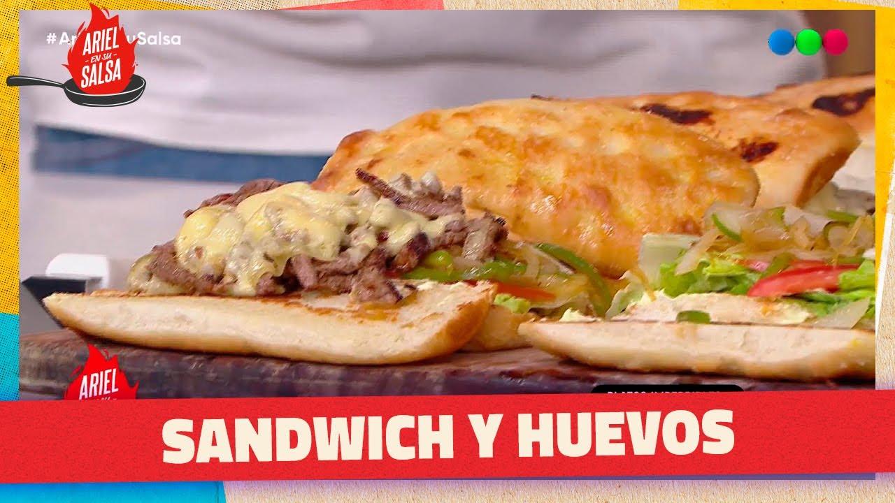 Ensalada Verde - Sándwich Philadelphia - Helado Caliente | ARIEL EN SU SALSA