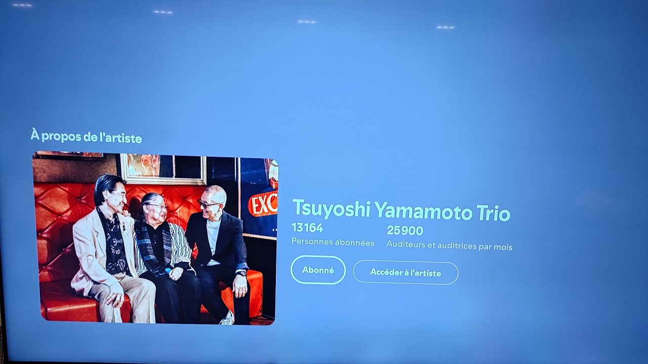 Sound Test, What a wonderful world, Tsuyoshi Yamamoto Trio 