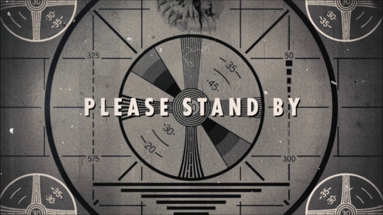 Fallout 4 - Please Stand By Ambiance (white noise, live wallpaper, 1 hour)
