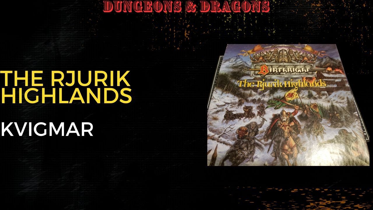 AD&D Birthright Kvigmar
