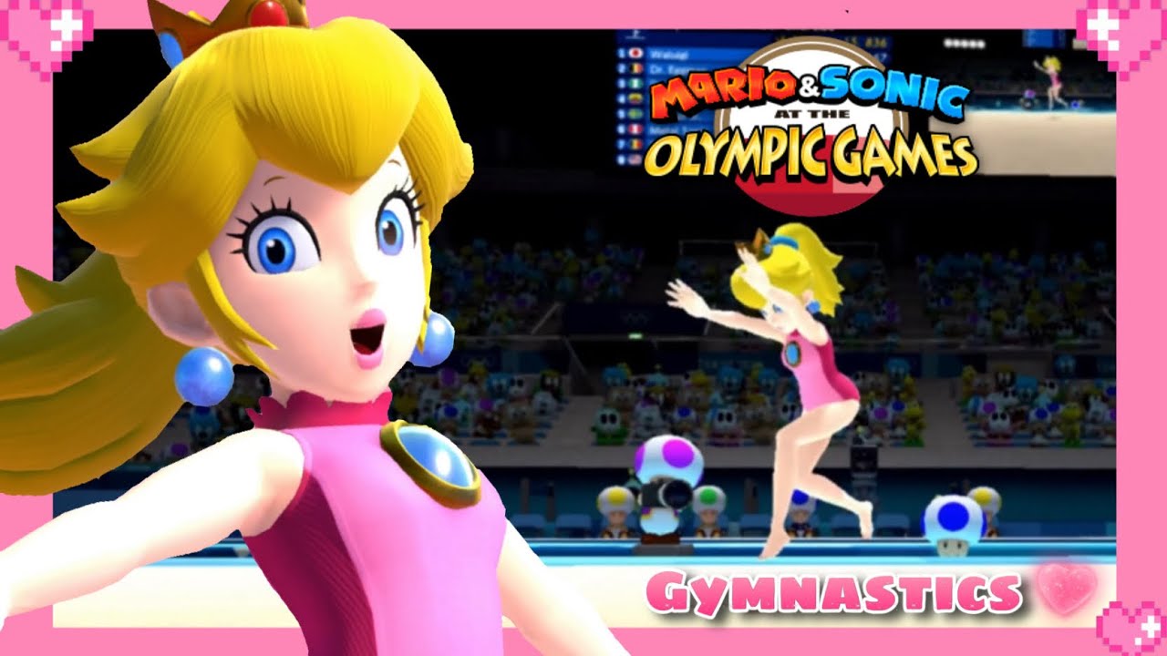 💗 Mario & Sonic at the Olympic Games Tokyo 2020 Gymnastics - Peach Gameplay 💗