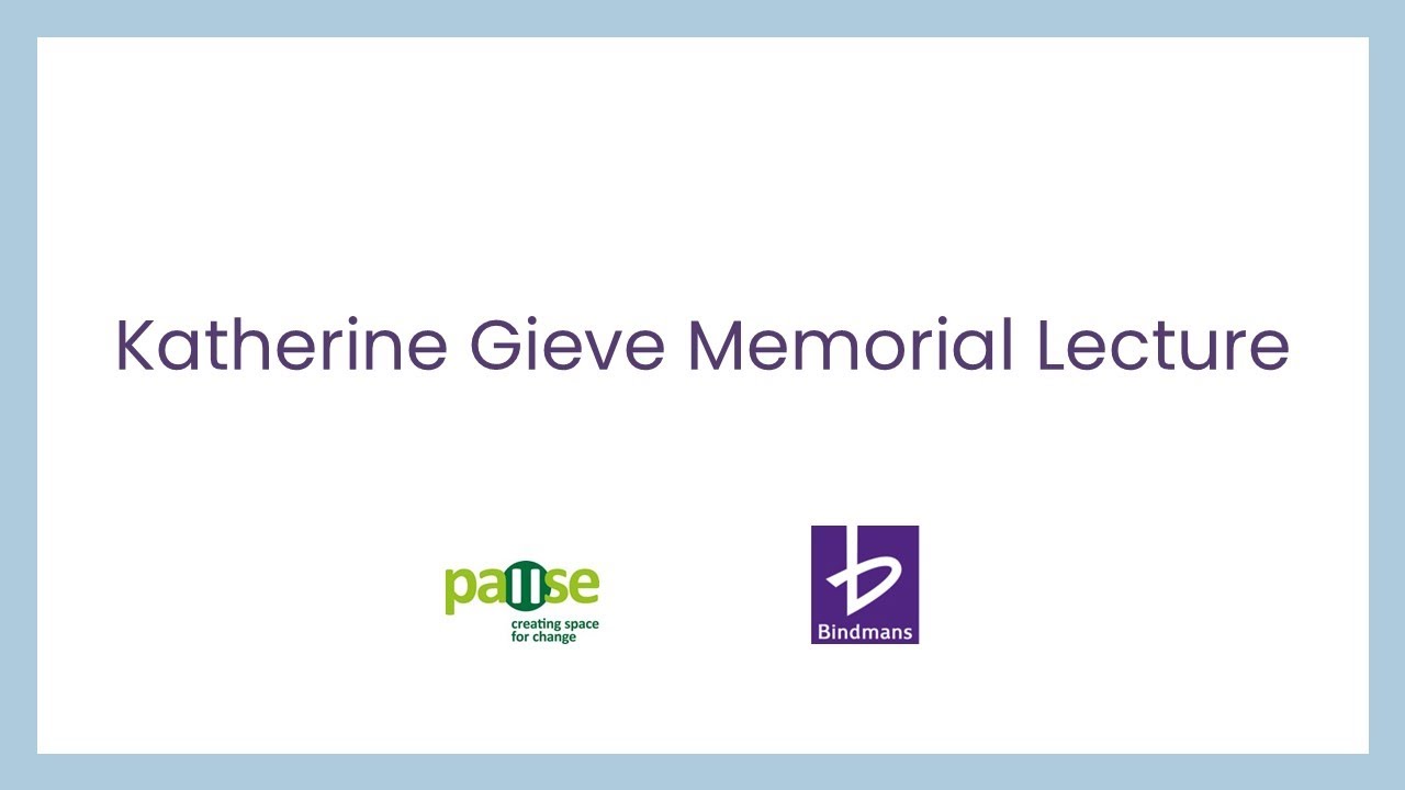 LADY HALE - Katherine Gieve Memorial Lecture