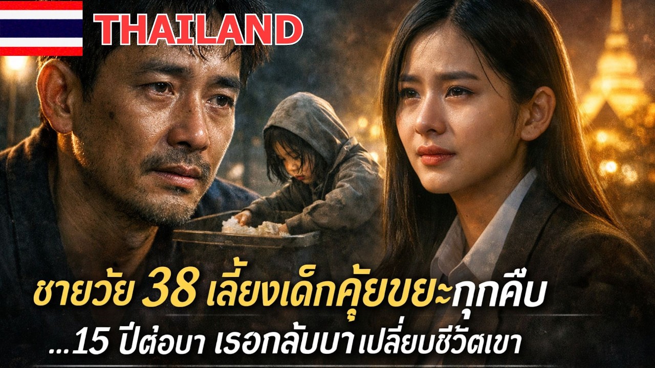ชายวัย 38 เลี้ยงเด็ก 10 ขวบที่คุ้ยขยะทุกคืน…15 ปีต่อมา เธอกลับมาพร้อมความจริงที่ทำให้เขาน้ำตาไหล