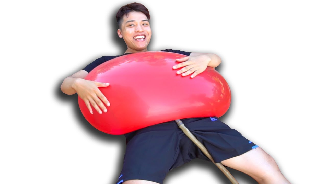 NTN - Tôi Đã Bơm Nước Vào Quả Bóng Khổng Lồ (Making A Giant Water Bubble)