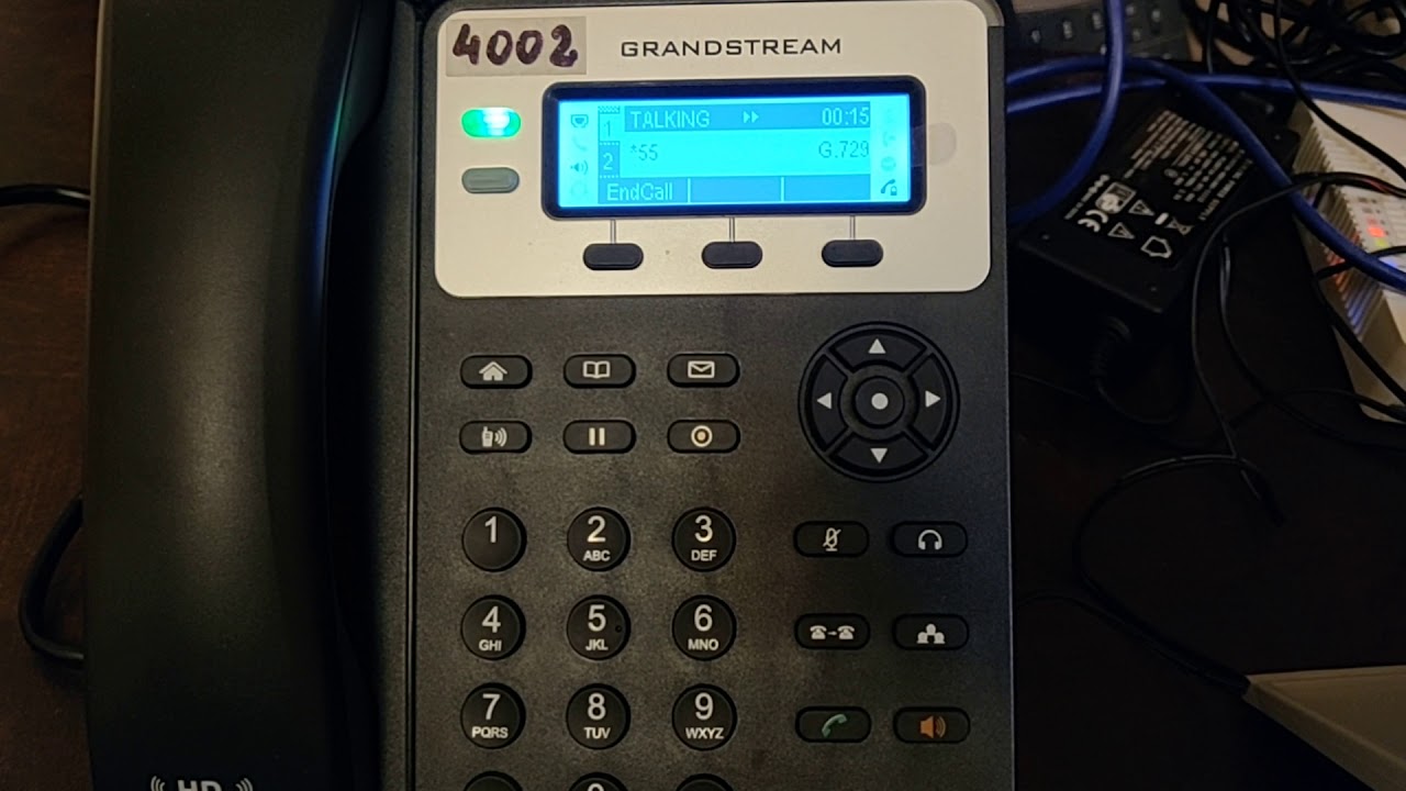 9-Check voicemail in Grandstream GXP-1625