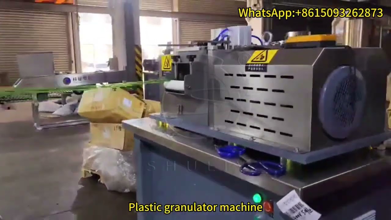 Plastic Granulator Machine | High-Efficiency Plastic Recycling & Size Reduction Equipment | Demo