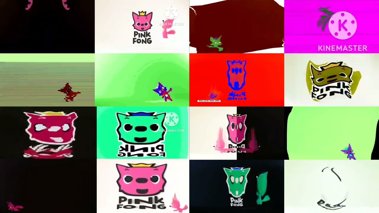 Pinkfong logo EFFECTS quadparison 16