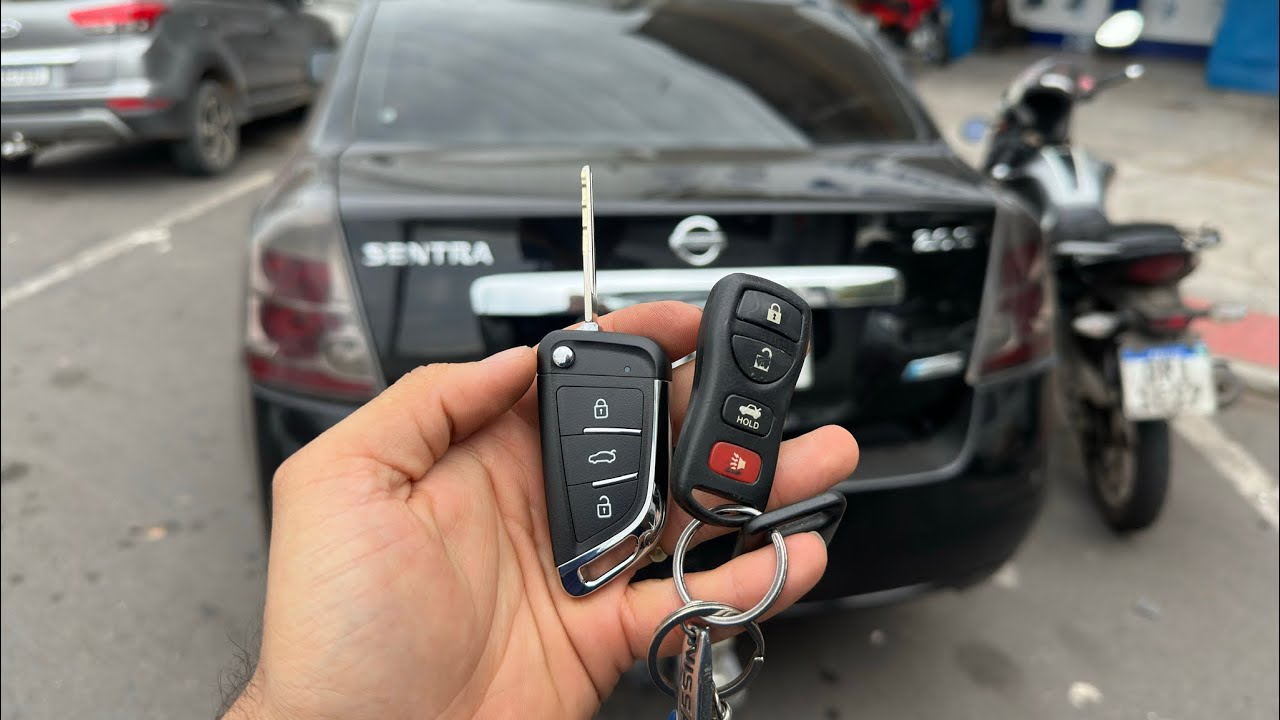 Programação da chave canivete Nissan Sentra Versa Tiida March Alarme original – Passo a passo