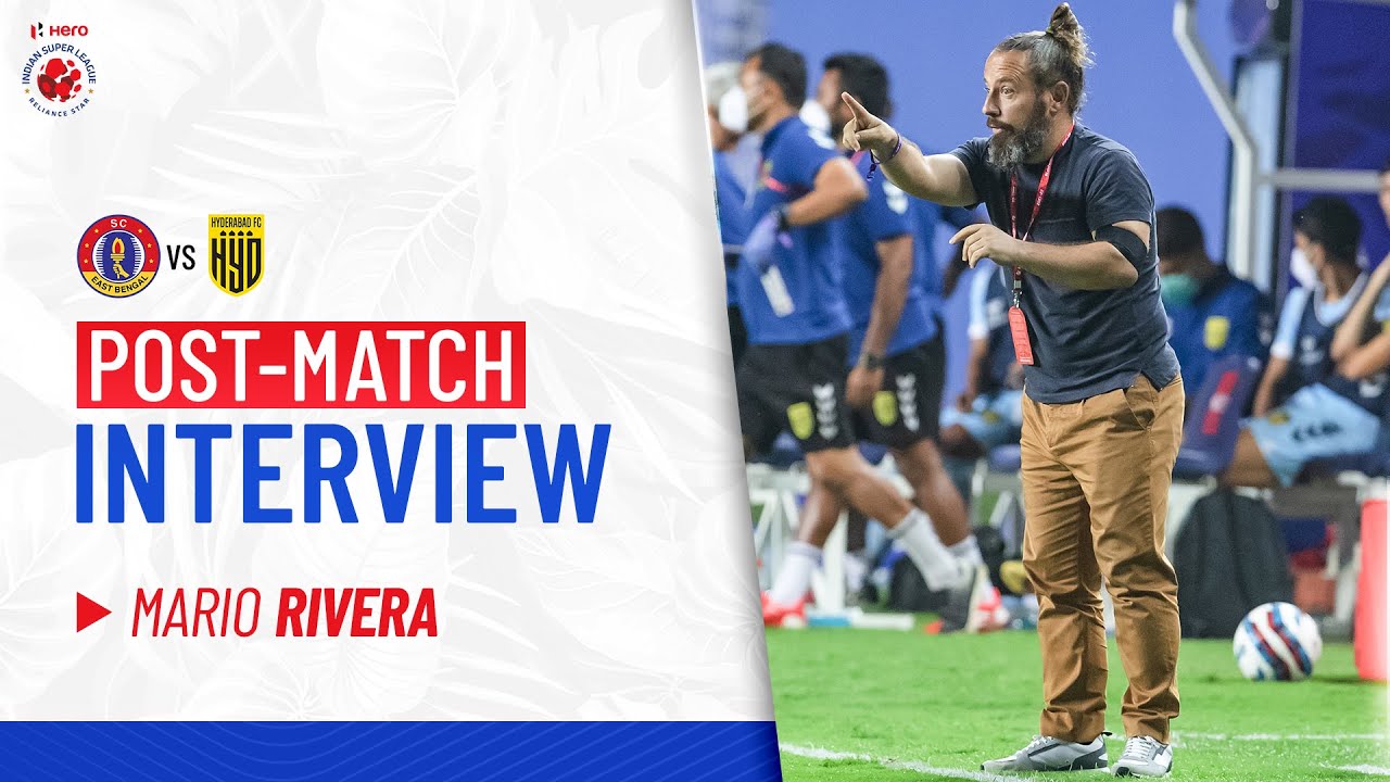 Mario Rivera - SCEB vs HFC - Post-match PC | Match 70 - Hero ISL 2021-22