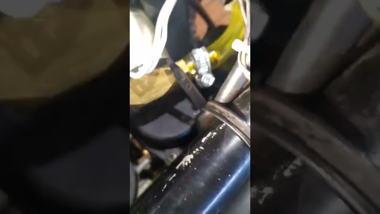 Detalhes sobre a instalação de válvula solenóide na Bandit 1200.