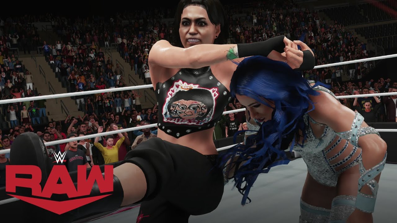 WWE 2K | BAYLEY VS SASHA BANKS - DAY 1 REMATCH [RAW]