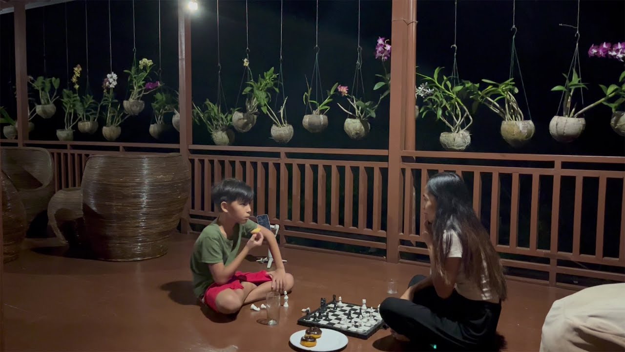 PANEN Labu Masak kue dan Main Catur