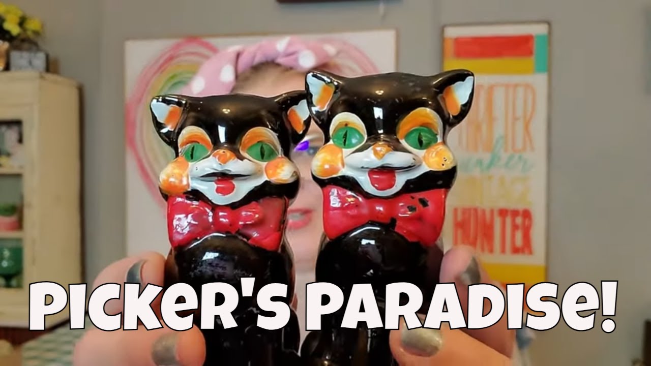 Picker's Paradise Antique Flea Market Haul | Thrifter Junker Vintage Hunter
