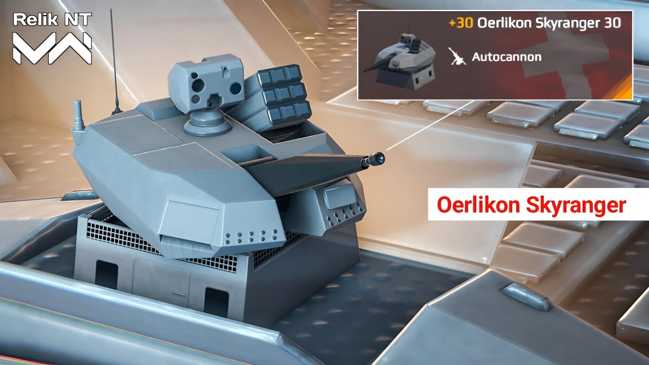 Oerlikon Skyranger Free Autocannon Full Test - Modern Warships 