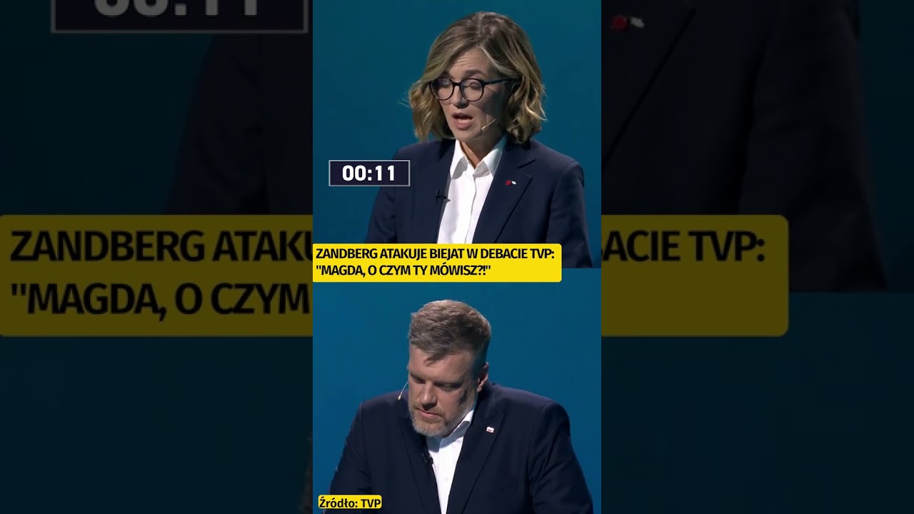 Zandberg atakuje Biejat w debacie TVP: 