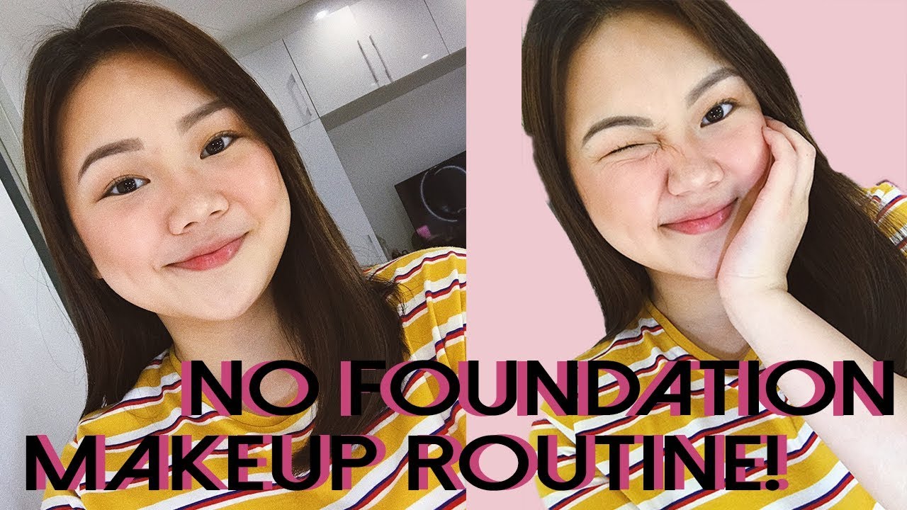 NO FOUNDATION MAKEUP ROUTINE! | ASHLEY SANDRINE