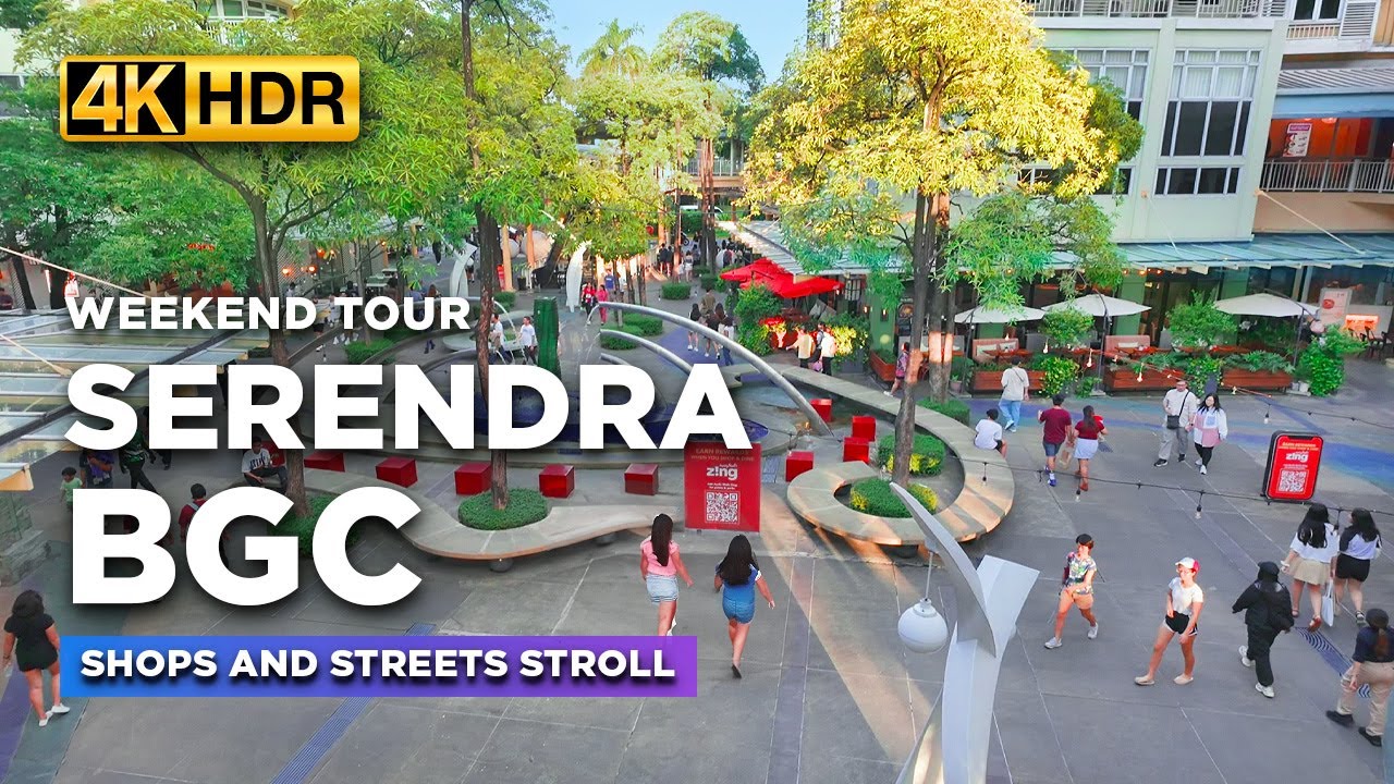 Check Out BGC's BEST Upscale Hangout! | Tour of SERENDRA BGC in 2024 | Bonifacio Global City