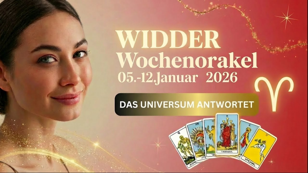 WIDDER ♈ TAROT Wochenorakel 5.&ndash;12. Januar 2026 | 2828: Das Universum antwortet! ⚡