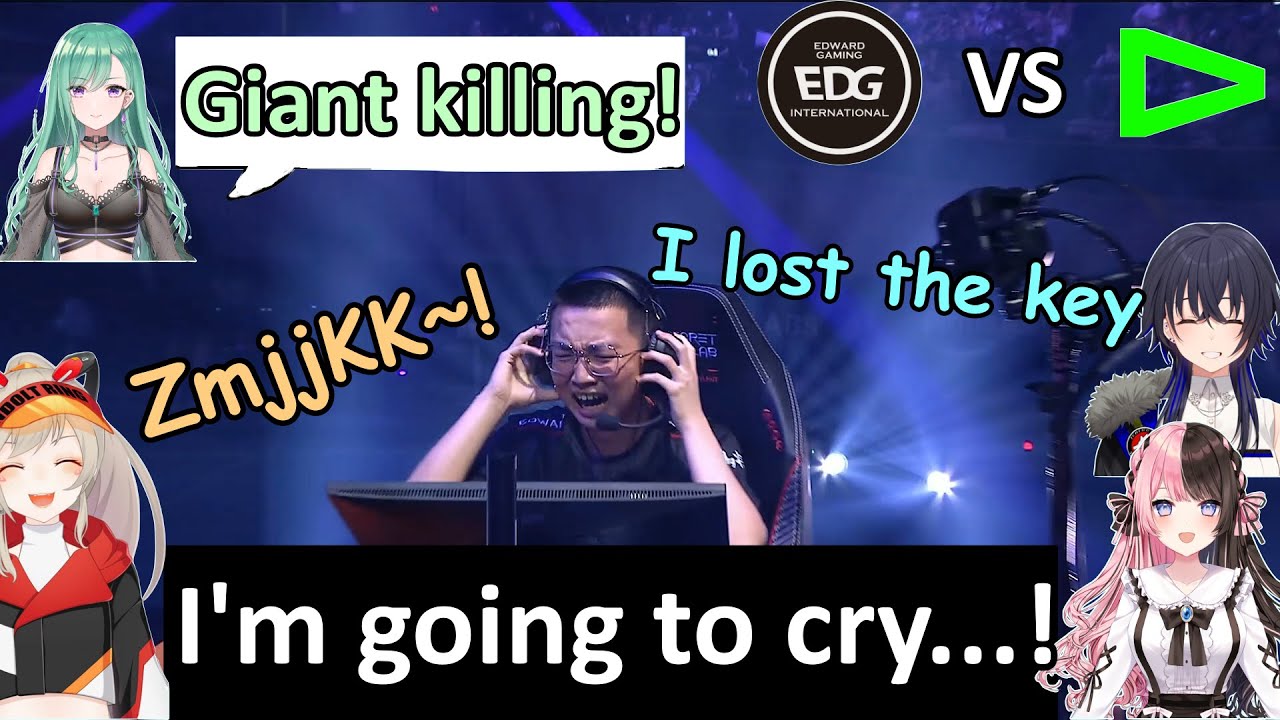 [Vspo/Eng sub] Hinano is thrilled with EDG's victory and Uruha has lost her keys [Beni/Met/VCT]