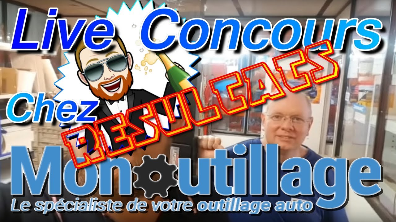 R&eacute;sultats Du Live Concours Chez Monoutillage.com