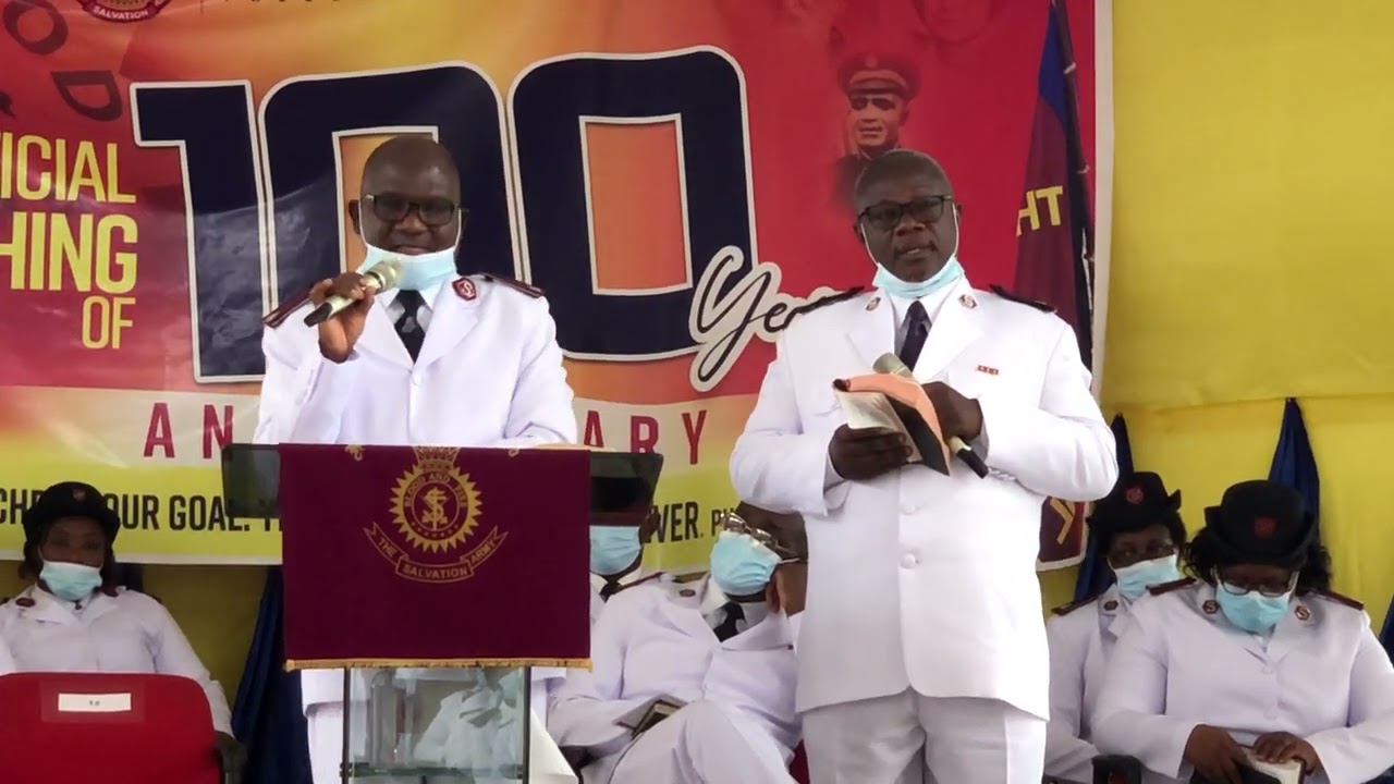 Holiness meeting with Colonel Samuel Amponsah Territorial Commander Salvation Army Ghana