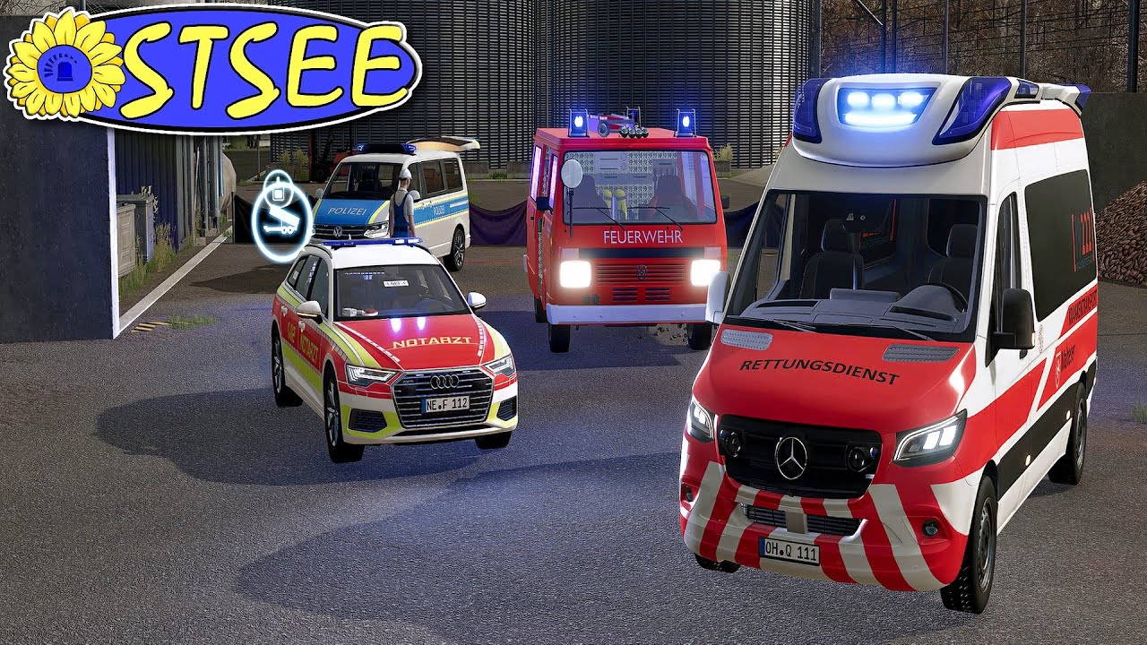 LS22 - Rettungswache Hermsdorf: Erster Einsatzalarm  🚑