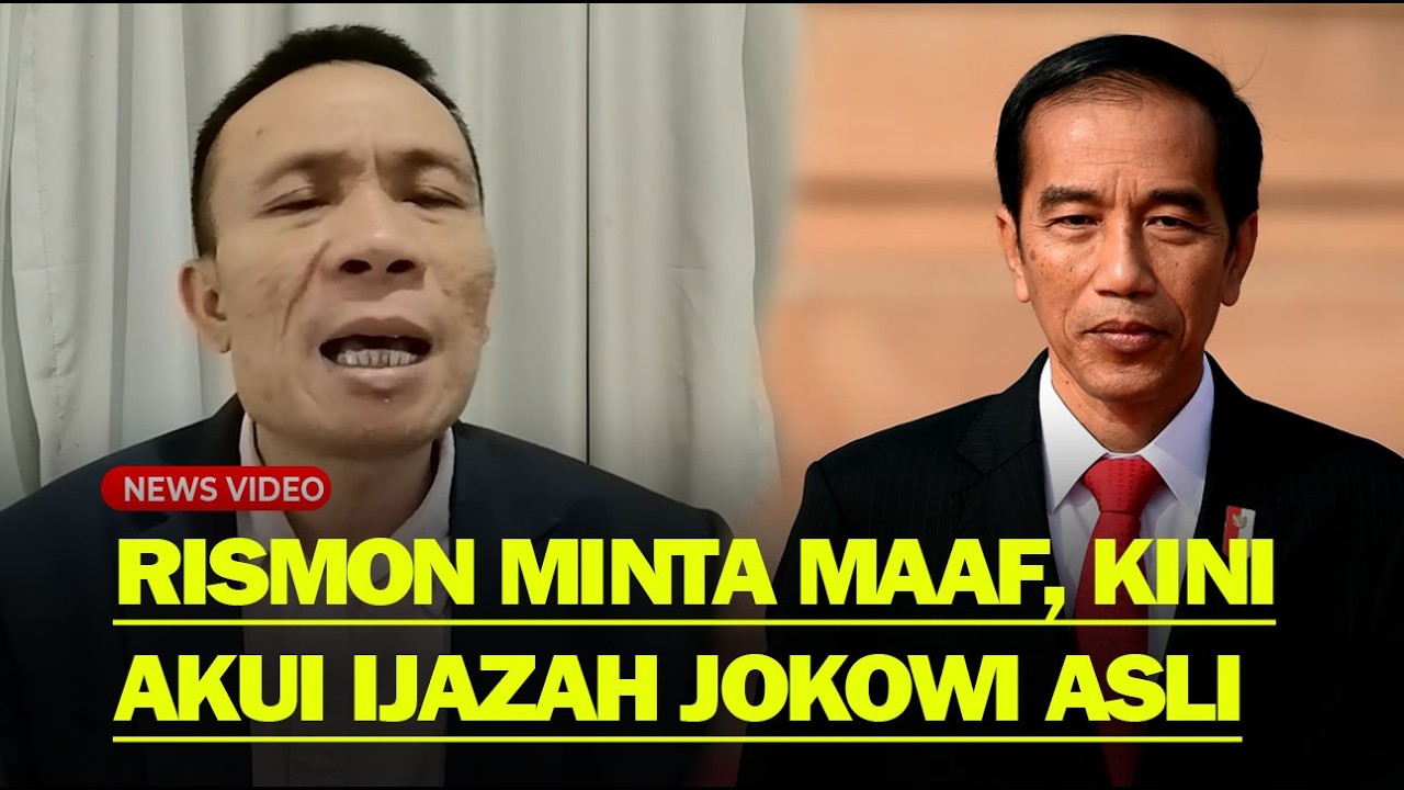 TINGGALKAN ROY DAN TIFA❓ Rismon kini Minta Maaf ke Jokowi Akui Kesalahan