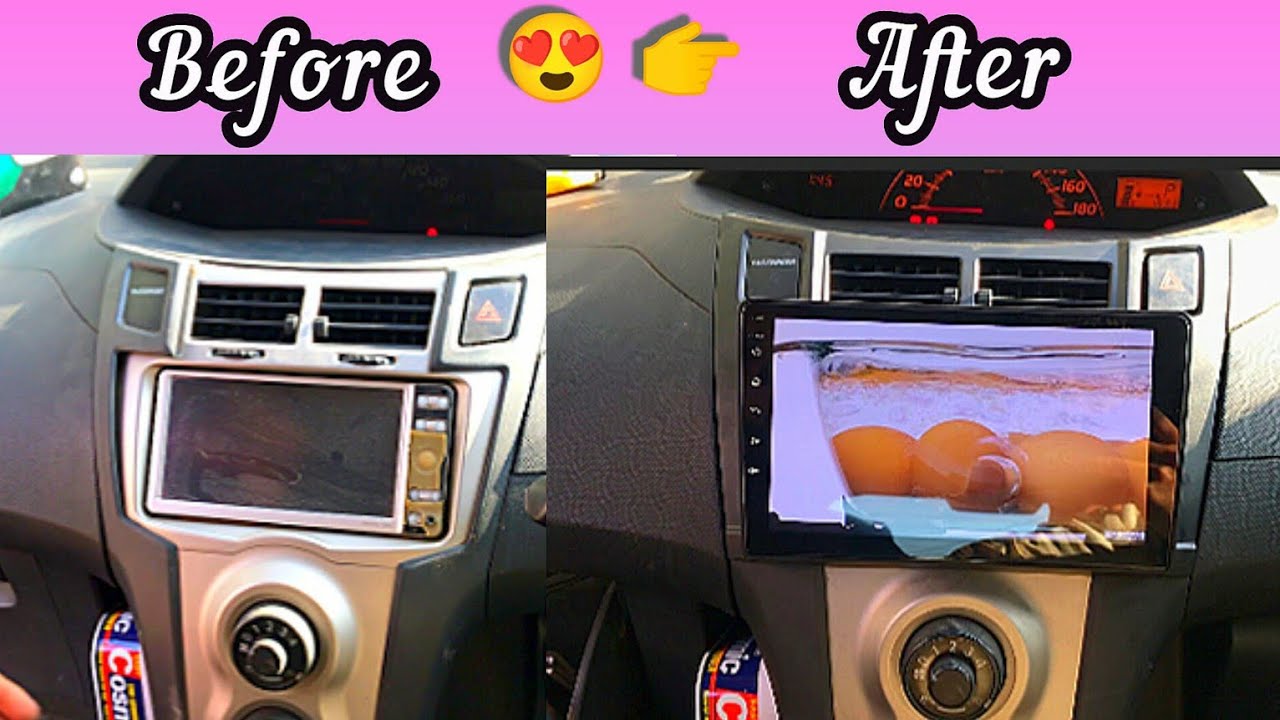 Toyota vitz 2008 | Android panel installation